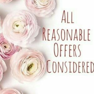 Reasonable offers welcomed!